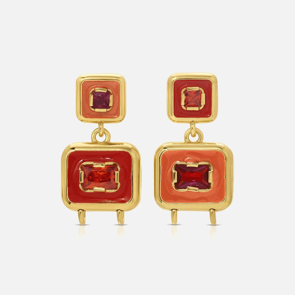 Sunny Snapback Earrings by Monbouquette - At Present Jewelry