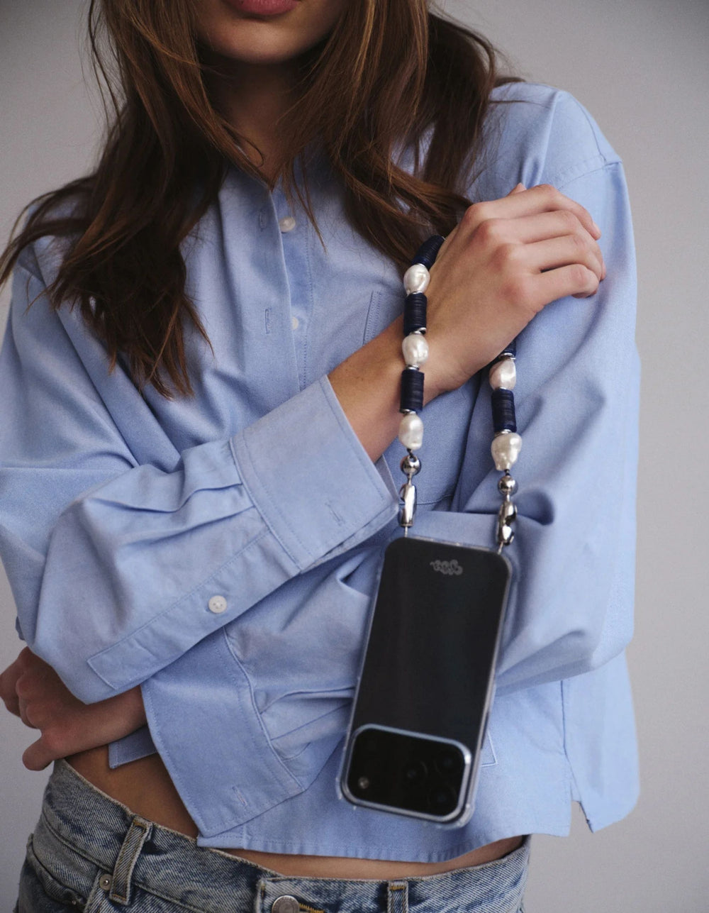 Baroque Pearl Rope Wristlet