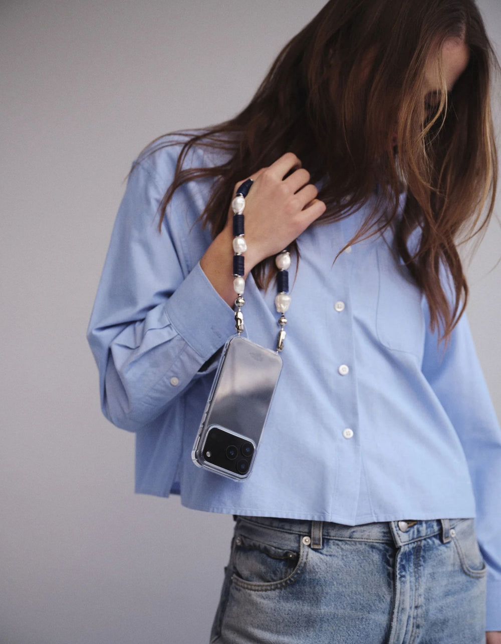 Baroque Pearl Rope Wristlet