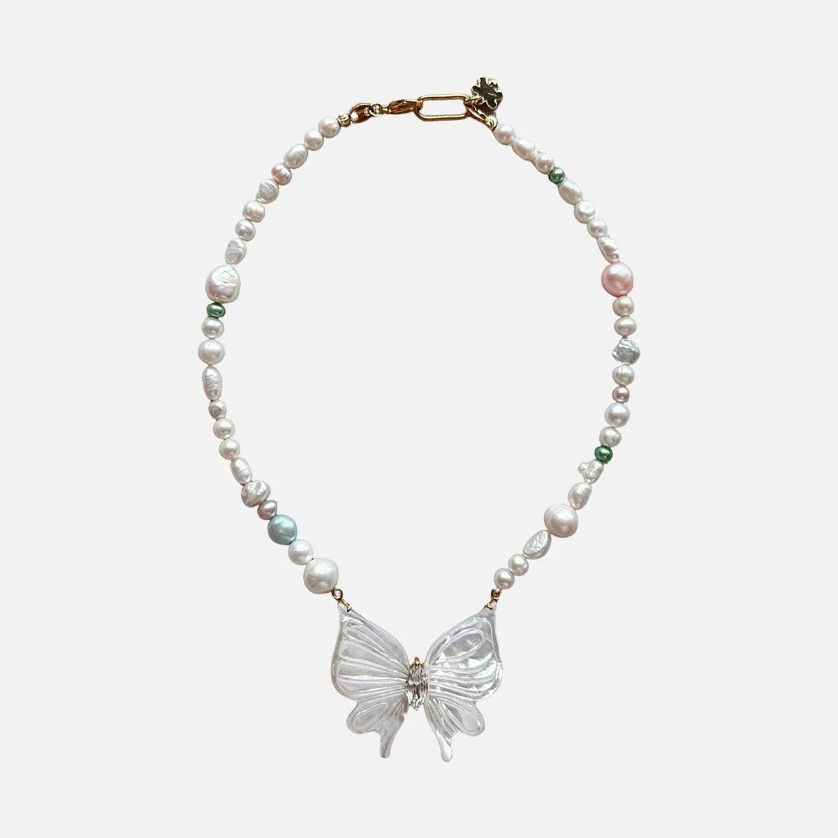 Jumbo Farfalla Glow Pearl Necklace - At Present