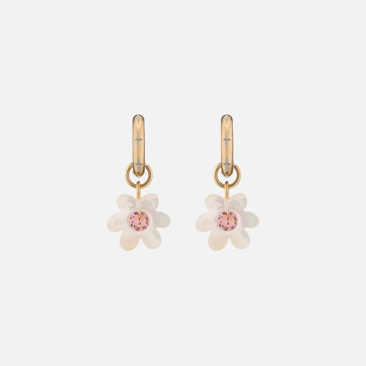 Mini Super Bloom Earrings, Pink - At Present