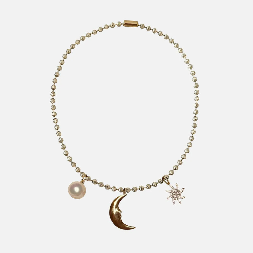 Starry Night Charm Necklace by NOTTE - At Present Jewelry