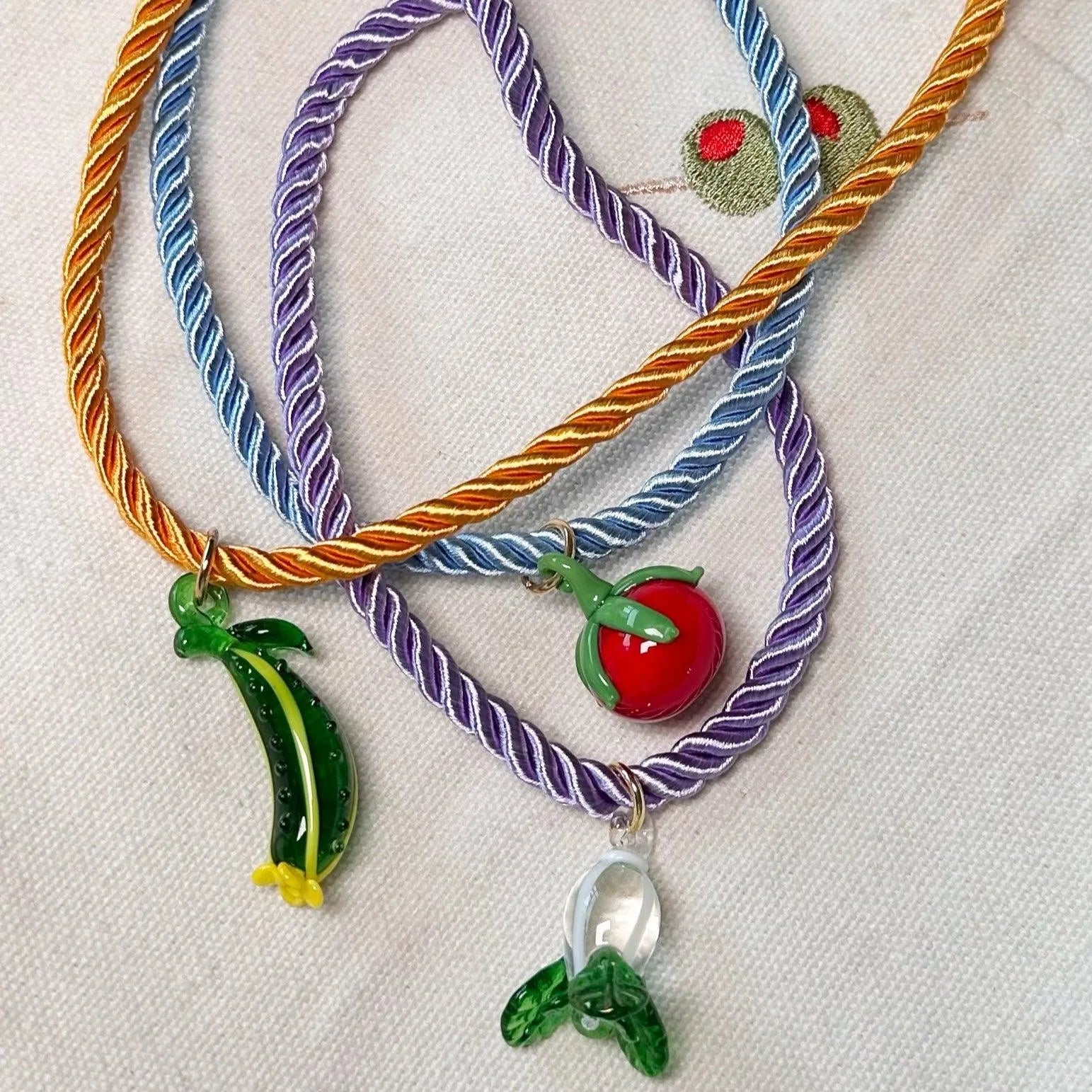 Veggie Necklace, Tomato - At Present