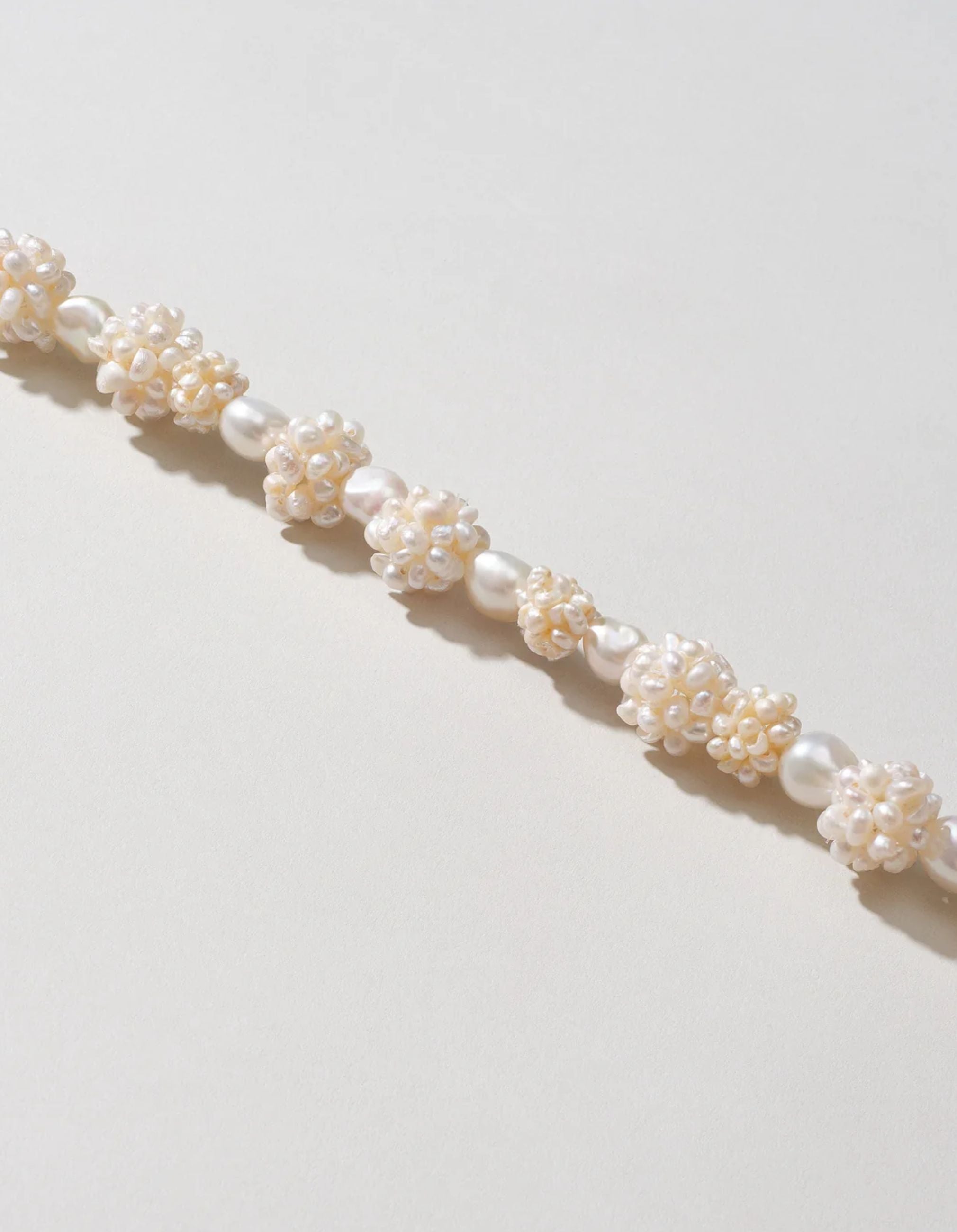 Cluster Pearl Wristlet
