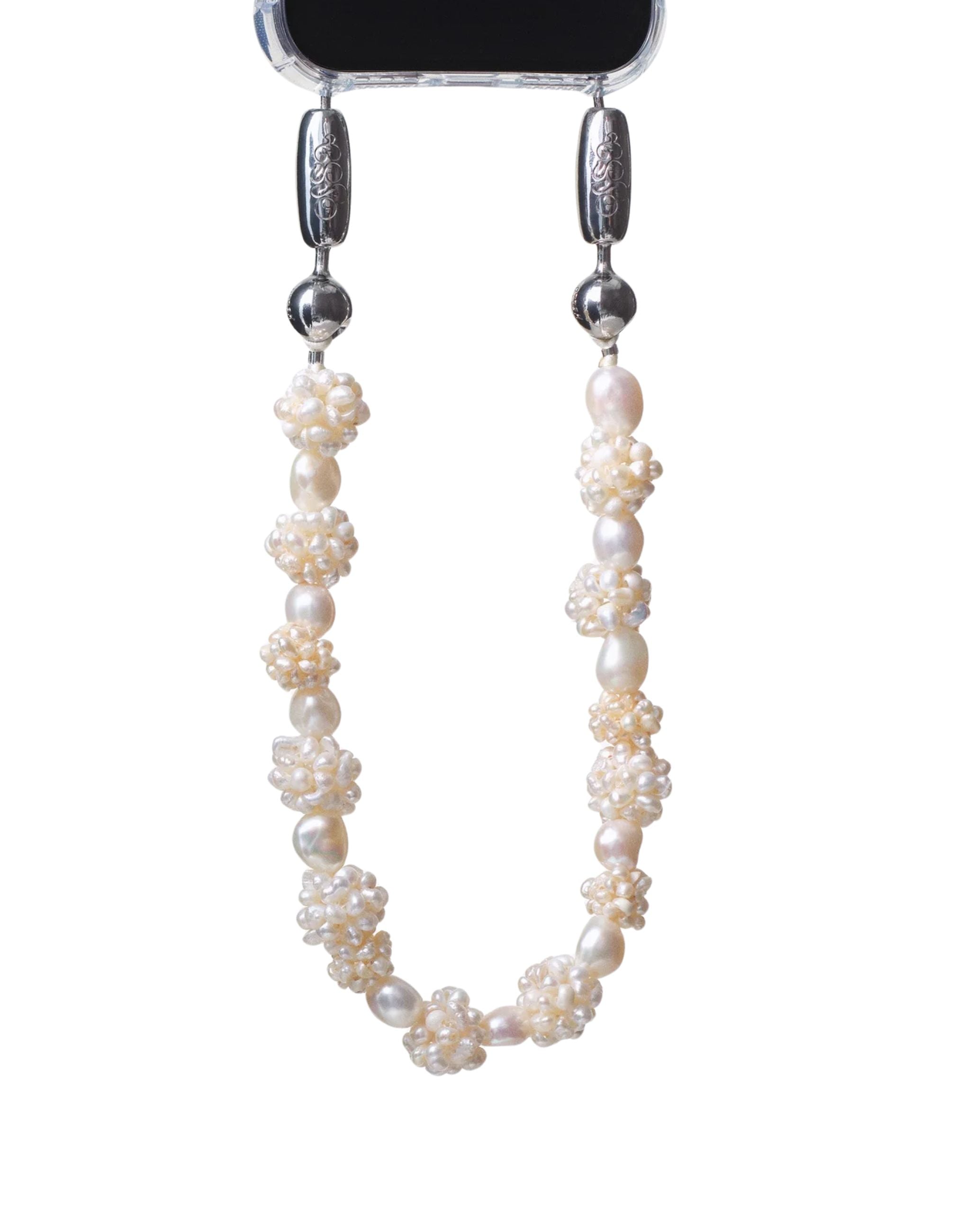Cluster Pearl Wristlet