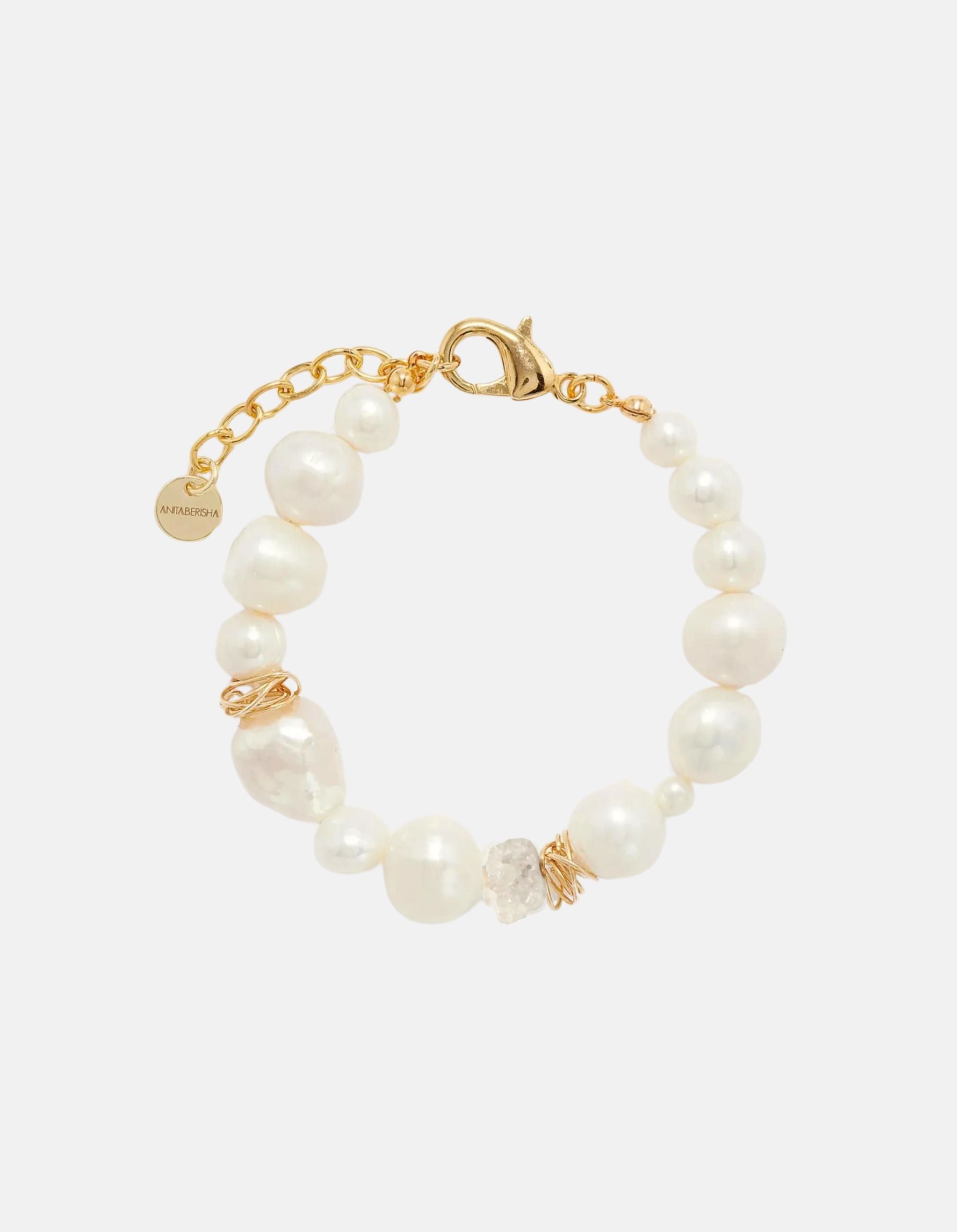 Milky Quartz Bracelet by Anita Berisha - At Present Jewelry