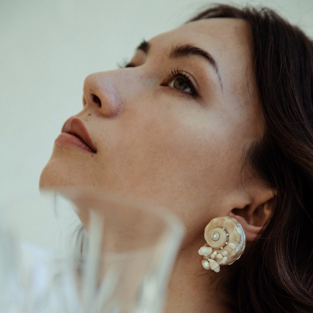 Seashell Earrings by Anita Berisha - At Present Jewelry
