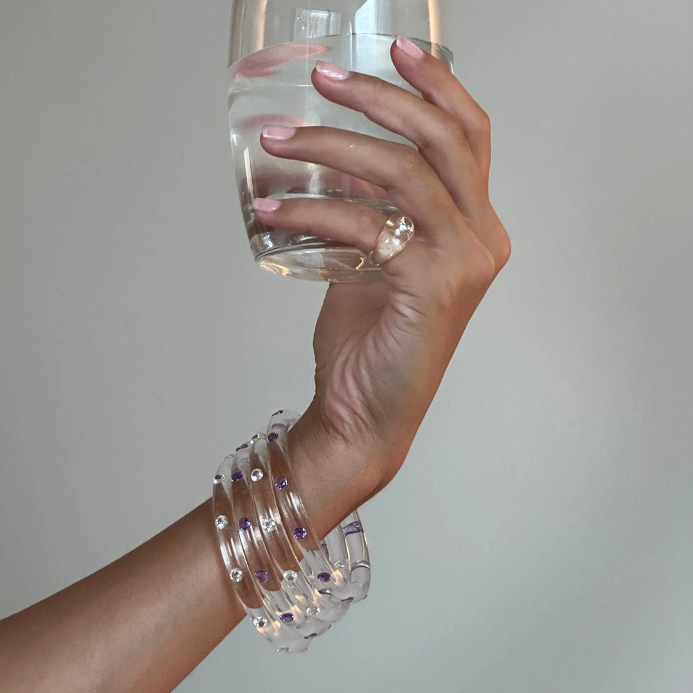 Slim Lucid Bangle by Sarah Noor - At Present Jewelry