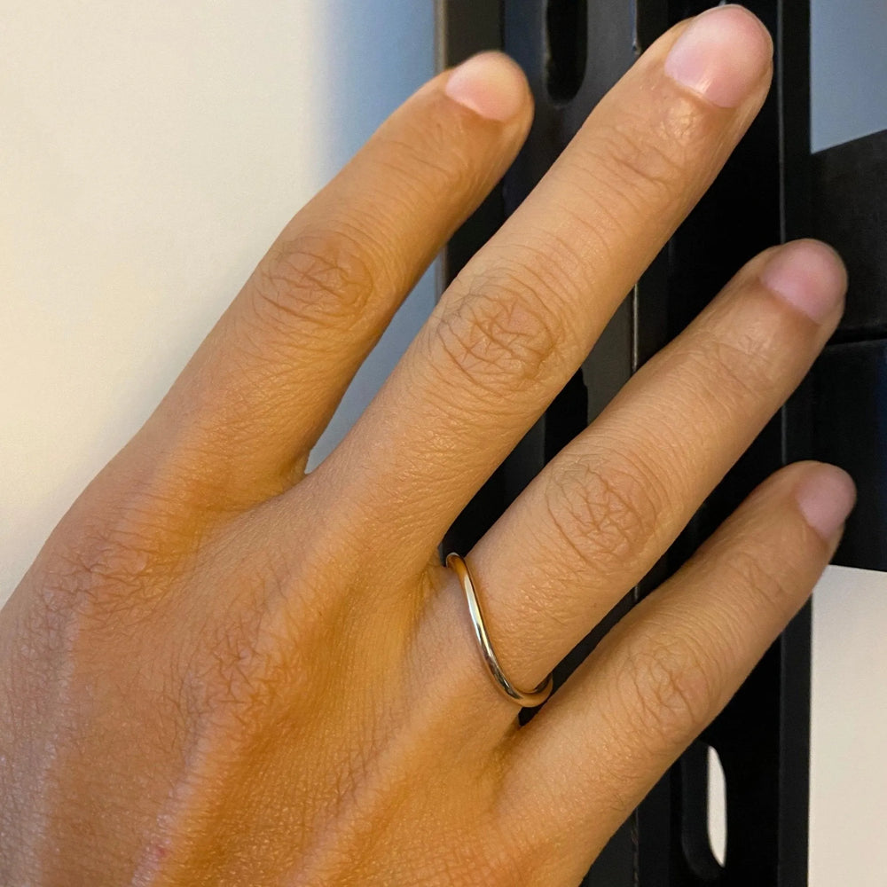 Bossa Nova Band &amp; Diamond Ring Set by Selin Kent - At Present Jewelry