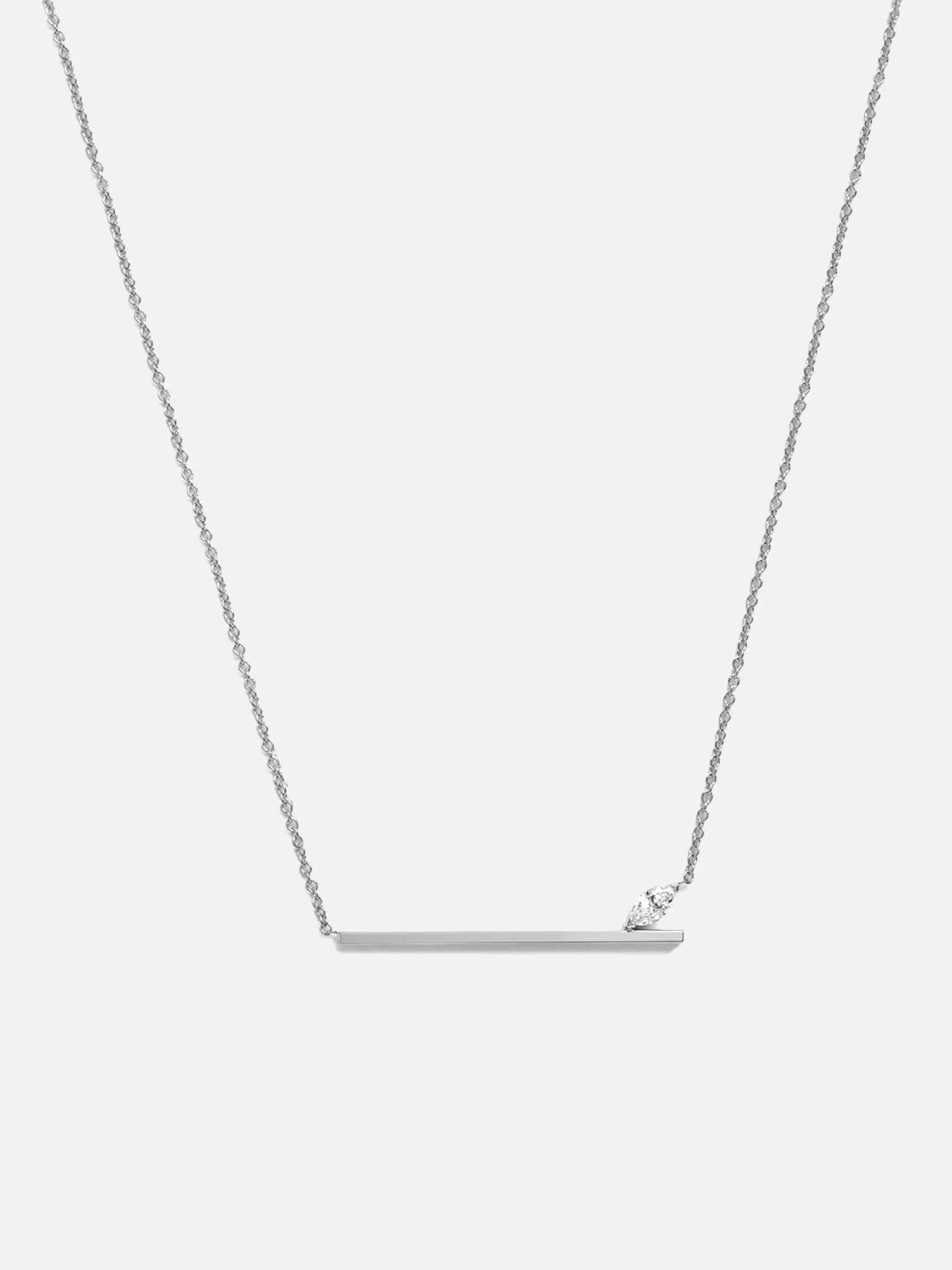 Defne Bar Necklace - At Present