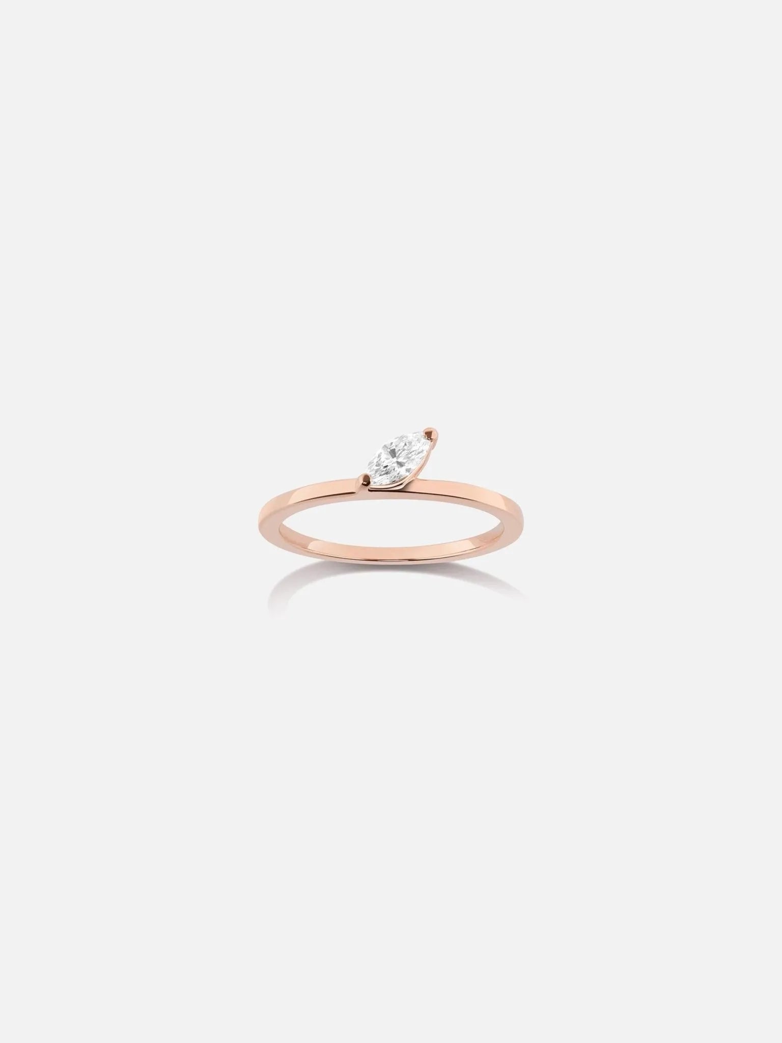 Defne Ring | White Diamond - At Present