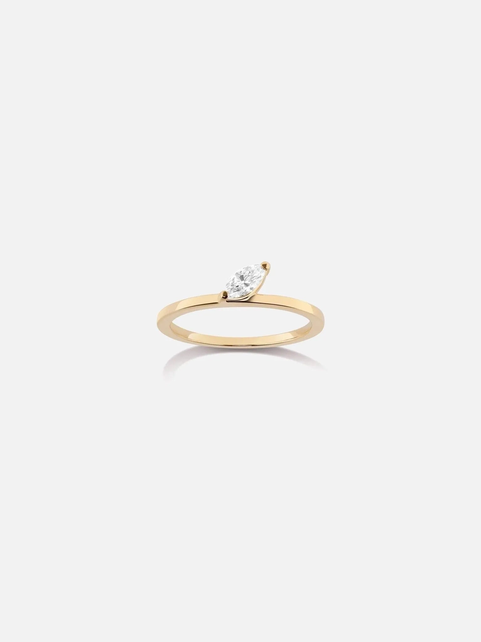 Defne Ring | White Diamond - At Present