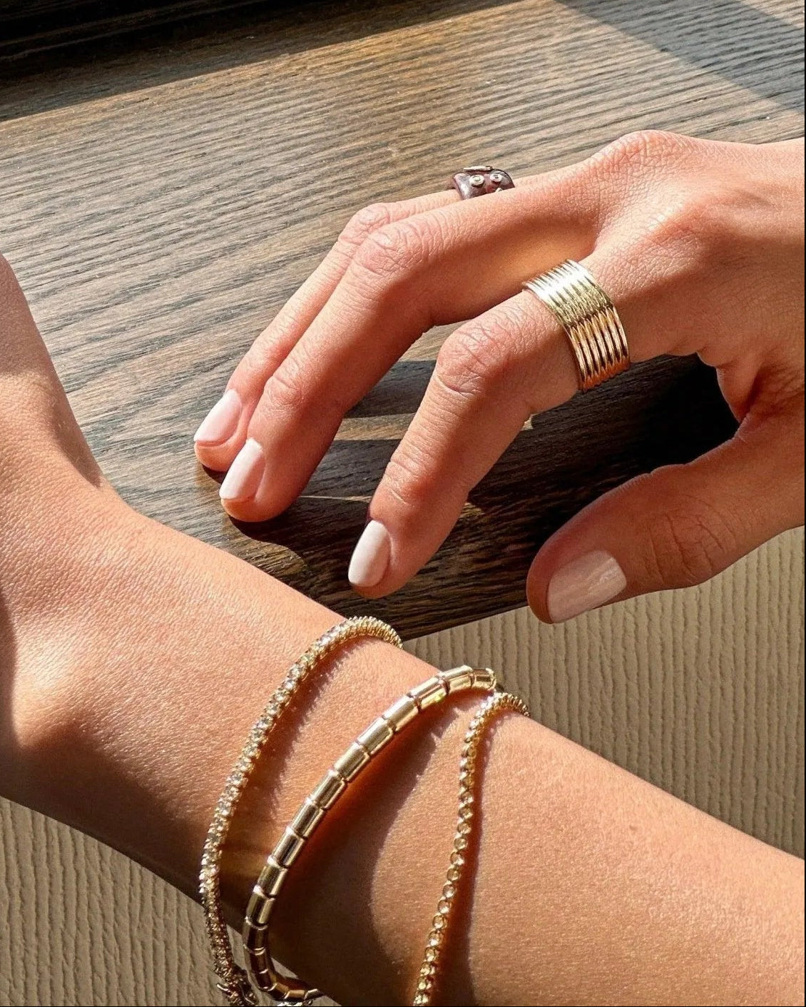 Simone Partial Tennis Bracelet by Selin Kent - At Present Jewelry