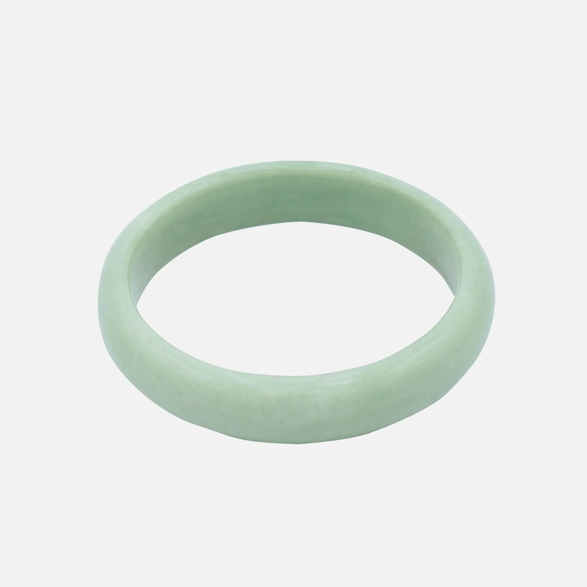 Tennis, Green Jade Bangle - At Present