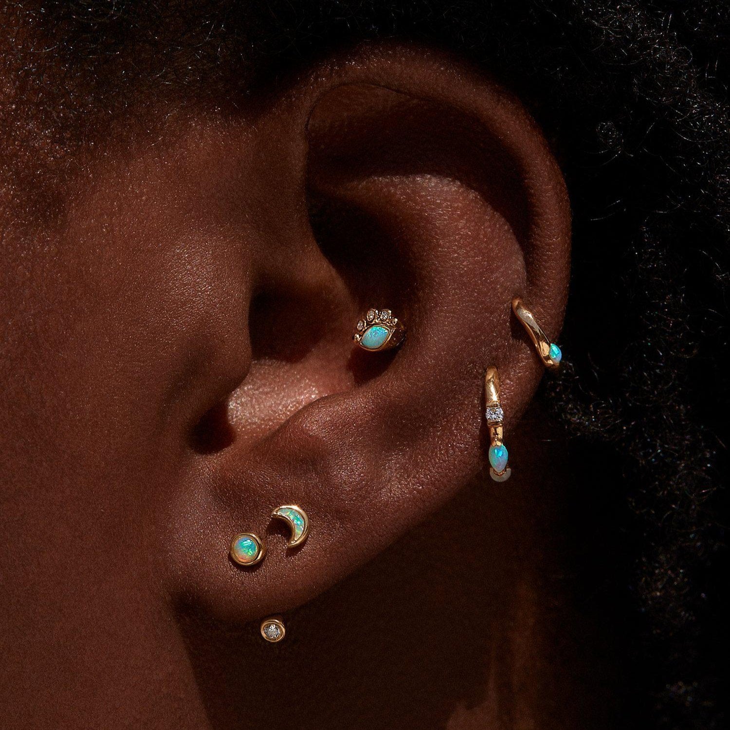 Pamela Love opal ear stack