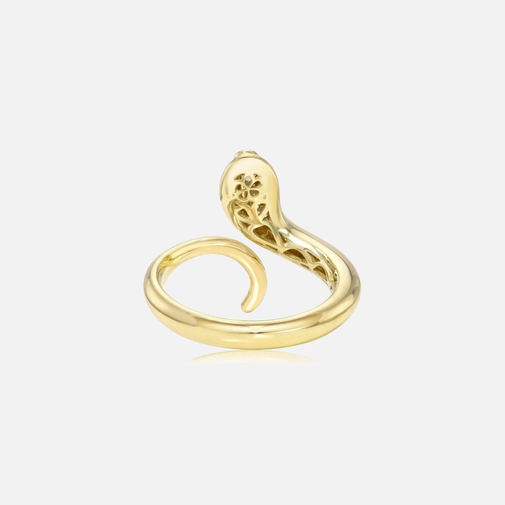 Snake Ring with Diamonds - At Present