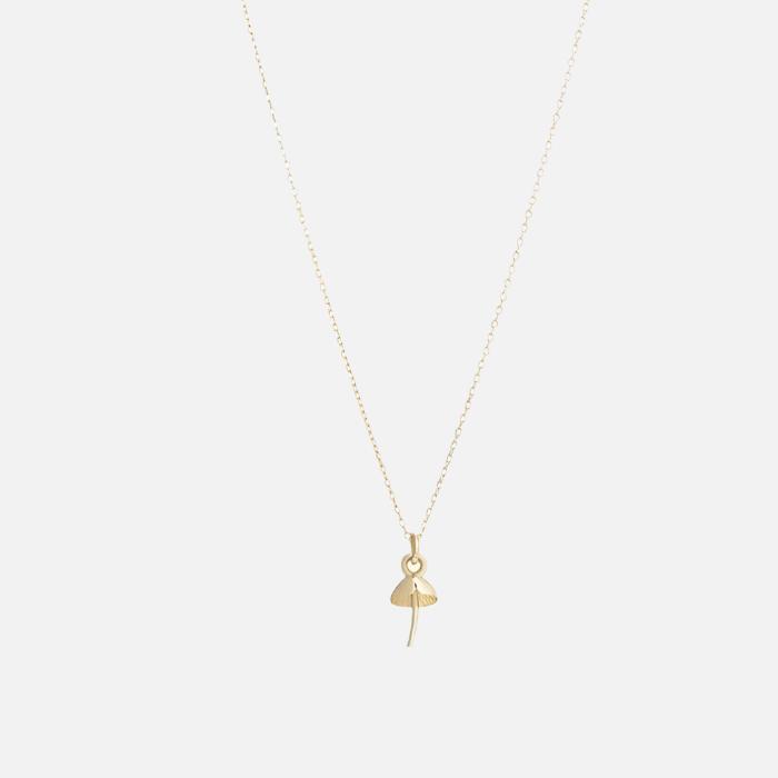 Itty Bitty Charm Necklace, Mushroom