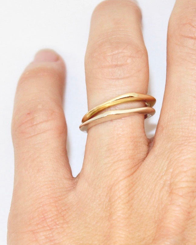 Skinny Manda Ring by Rebecca Pinto - At Present Jewelry