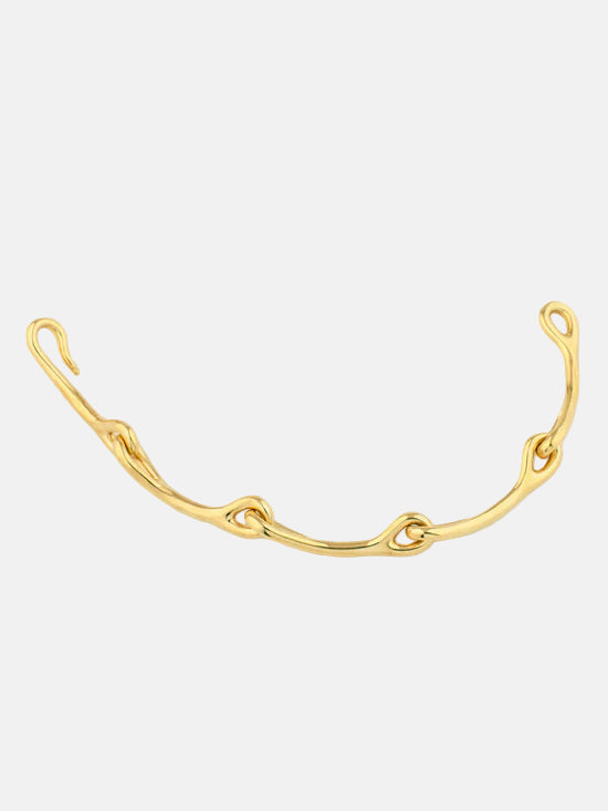 Sabine Link Bracelet in Vermeil by MM Druck - At Present Jewelry
