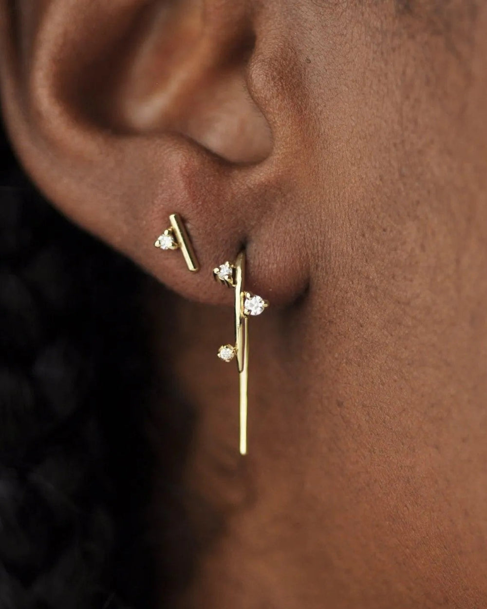 Andromeda Mini Studs by White/Space - At Present Jewelry
