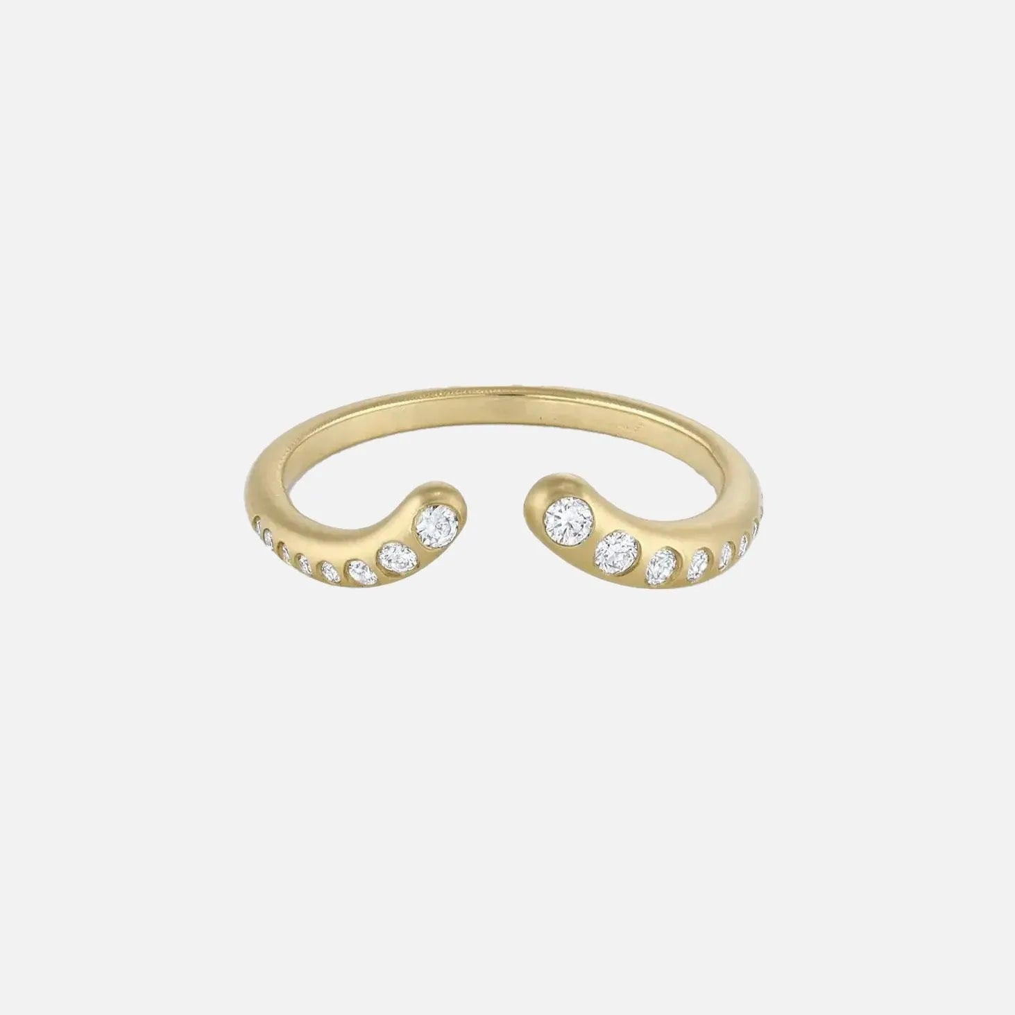 Diamond Nesting Cuff Ring - At Present