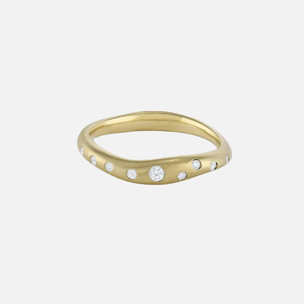 Novi Diamond Stacking Ring by White/Space - At Present Jewelry