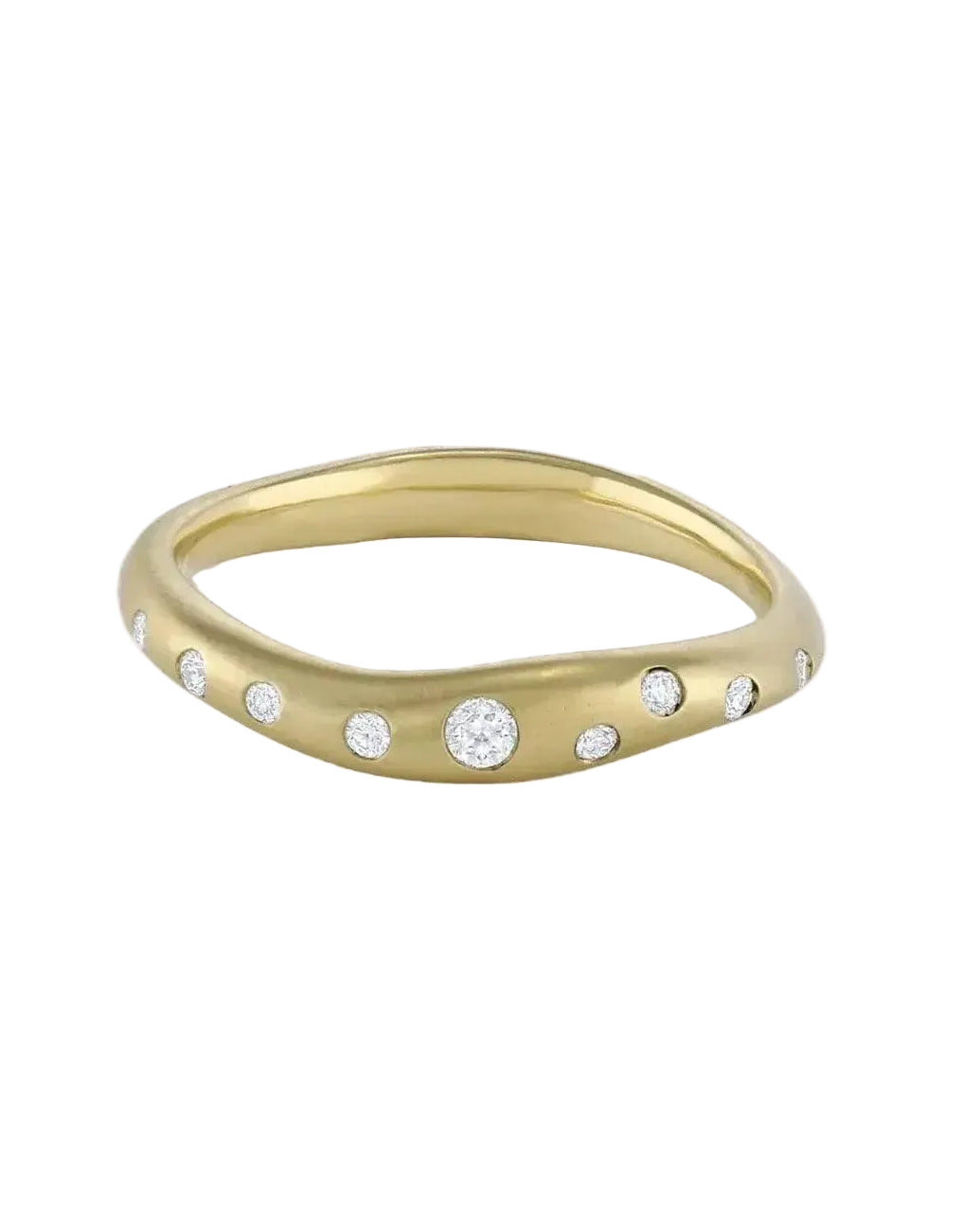 Novi Diamond Stacking Ring by White/Space - At Present Jewelry