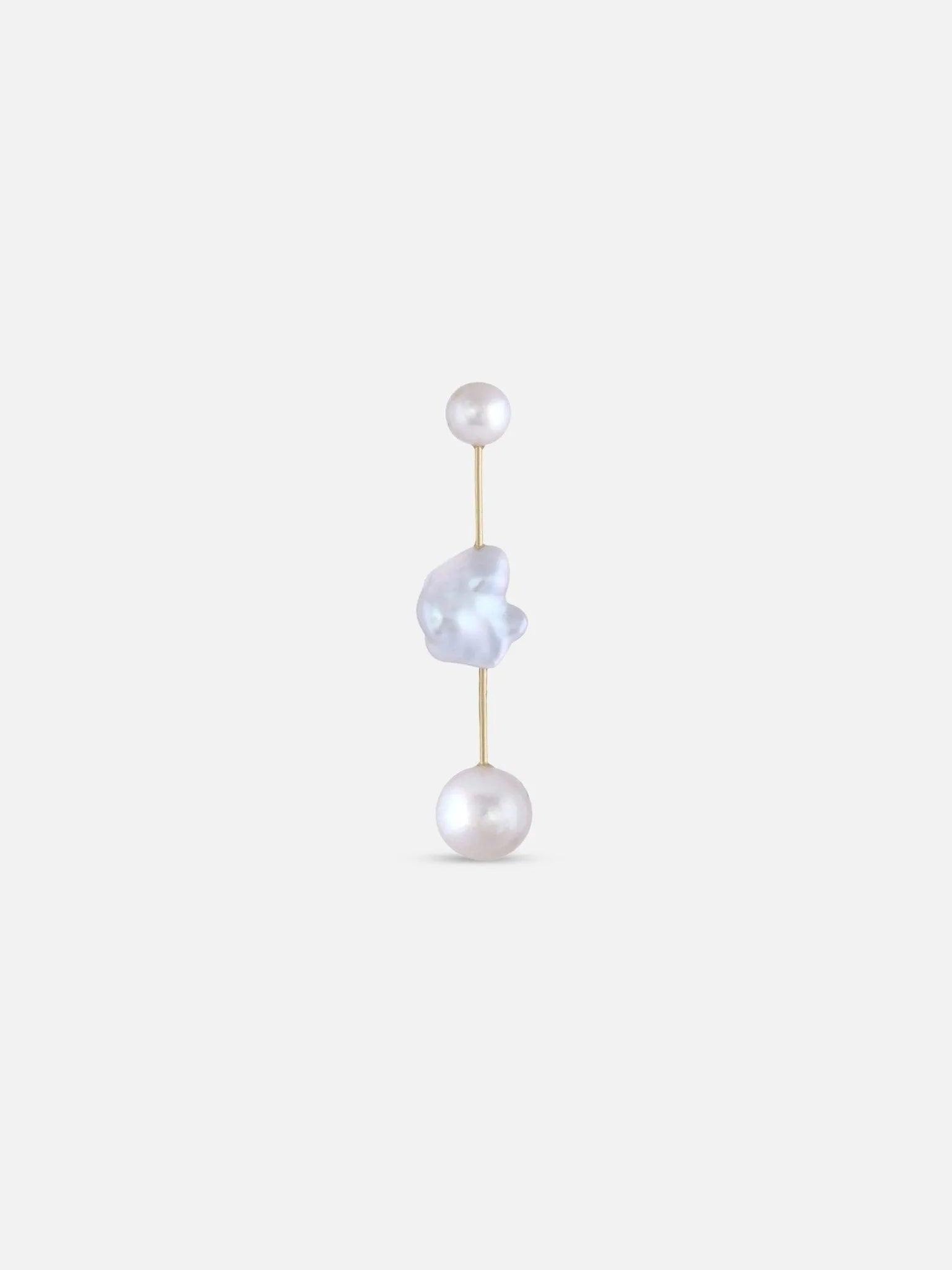 Round Cloudbar Earrings - At Present