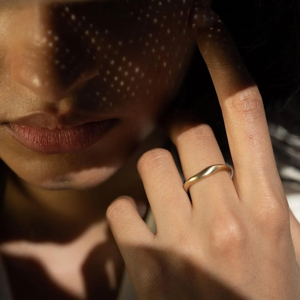 Touch Stacking Band by White/Space - At Present Jewelry