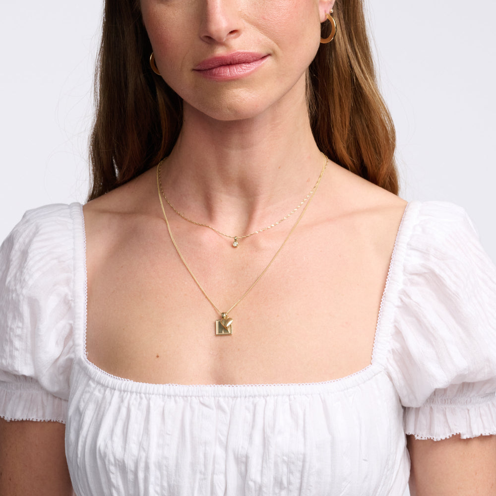 Diamond Hex Pendant by Ariel Gordon Jewelry - At Present Jewelry