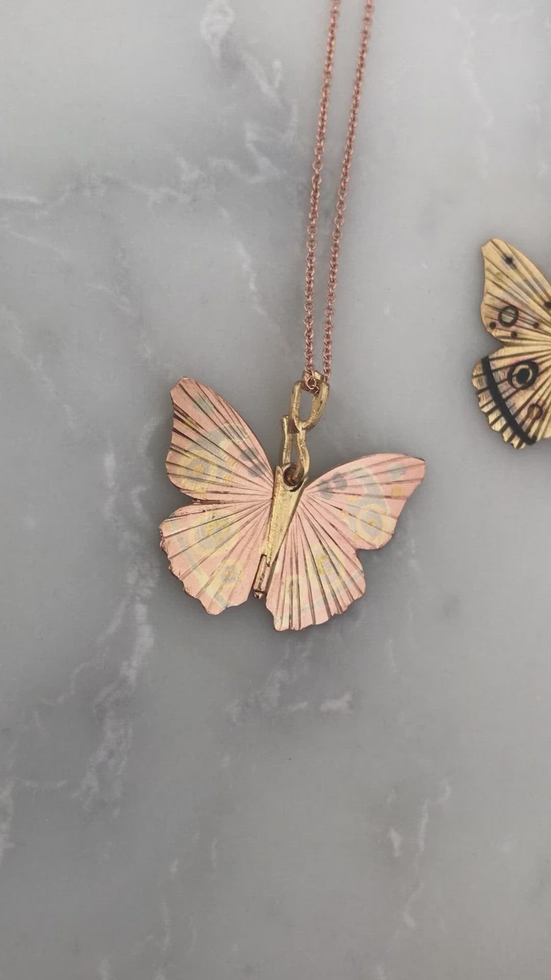 James banks store butterfly necklace