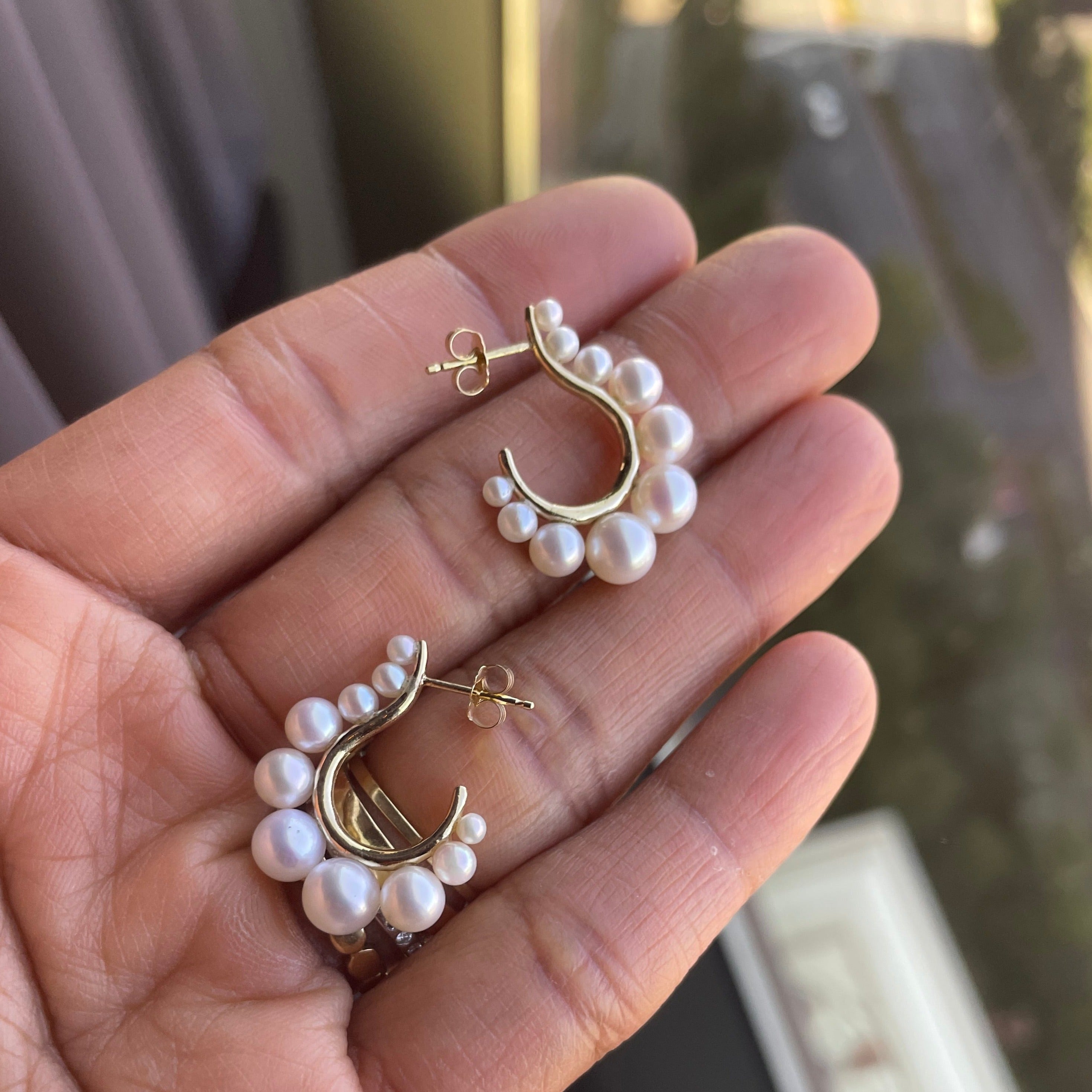 Pearl Cascade Earrings