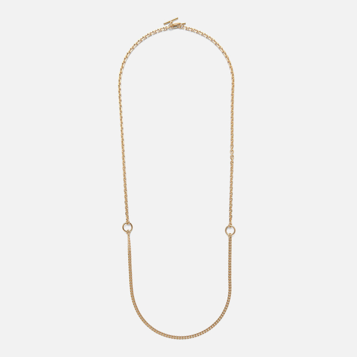 3 Way Necklace in Gold
