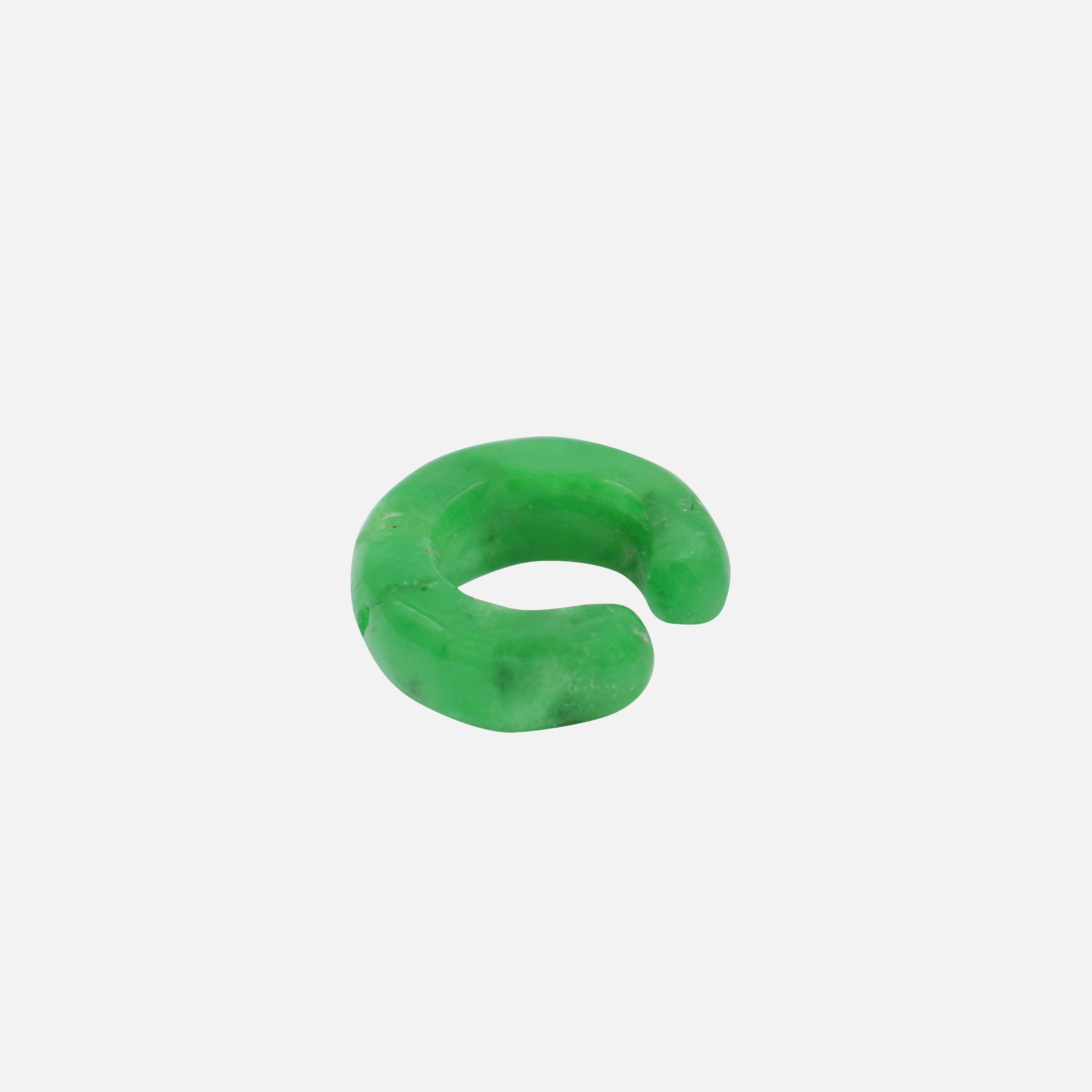 Abby — Single jade cuff earring - seree - At Present