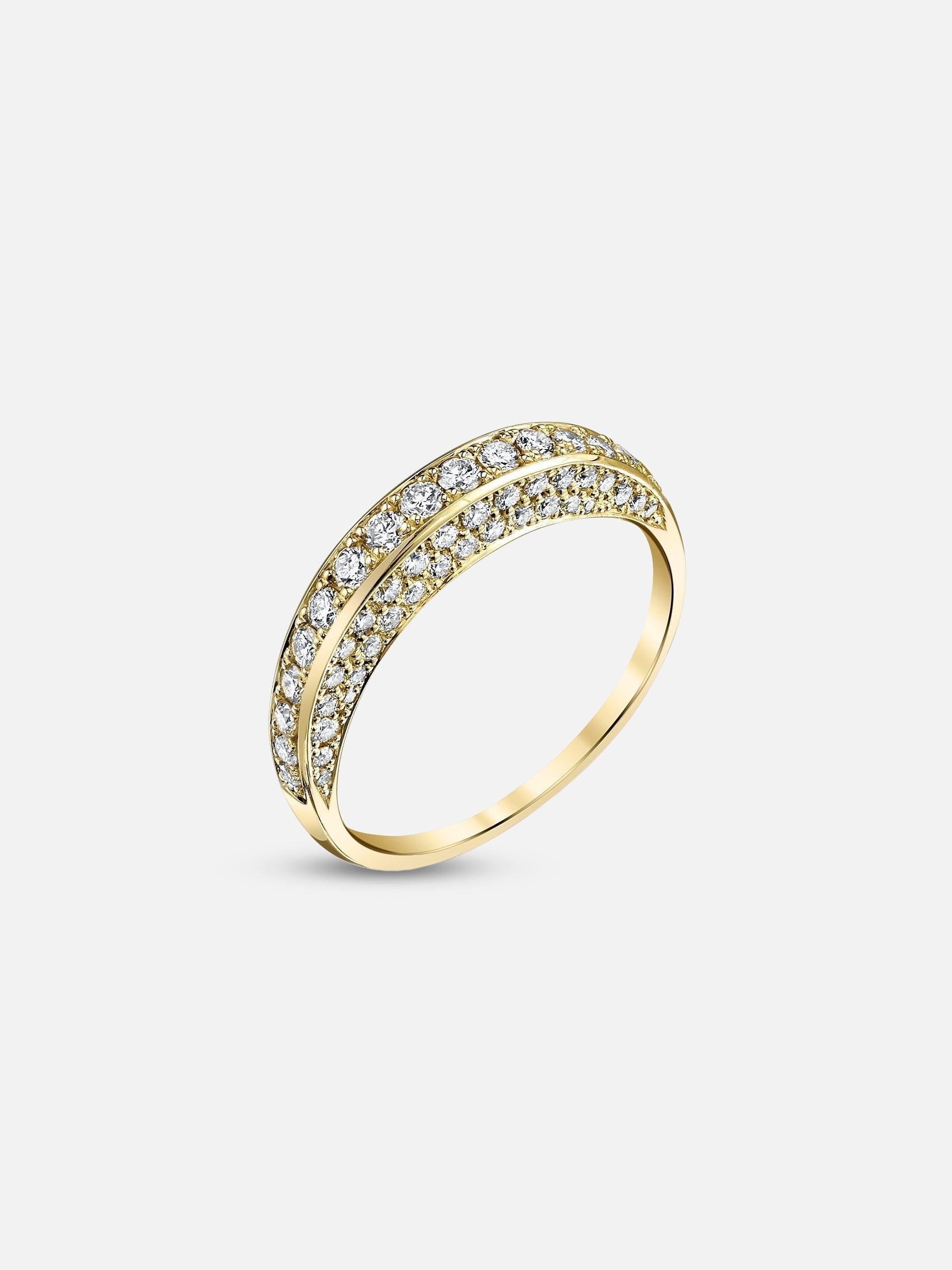 Arc Ring with Diamonds - Stacy Nolan - At Present
