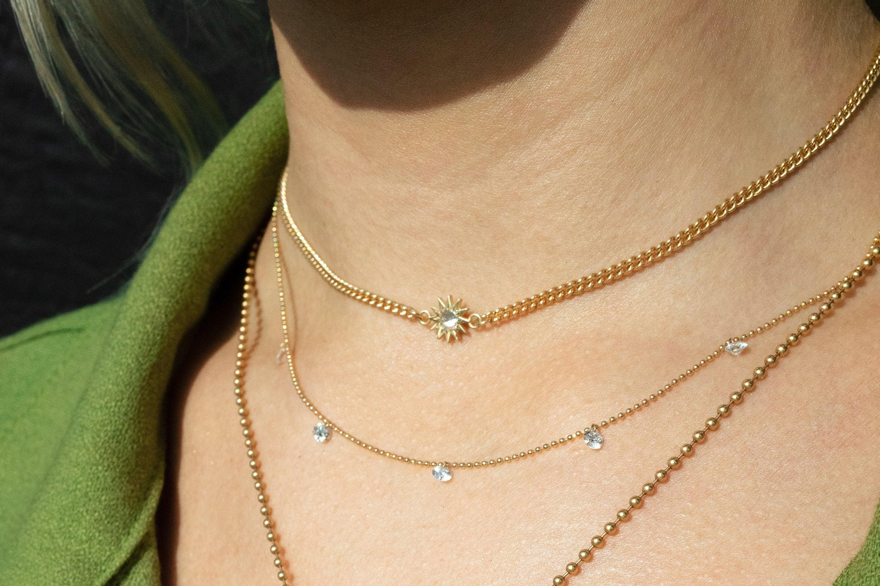 Baby Spur Chain Necklace - EMBLM Fine Jewelry - At Present
