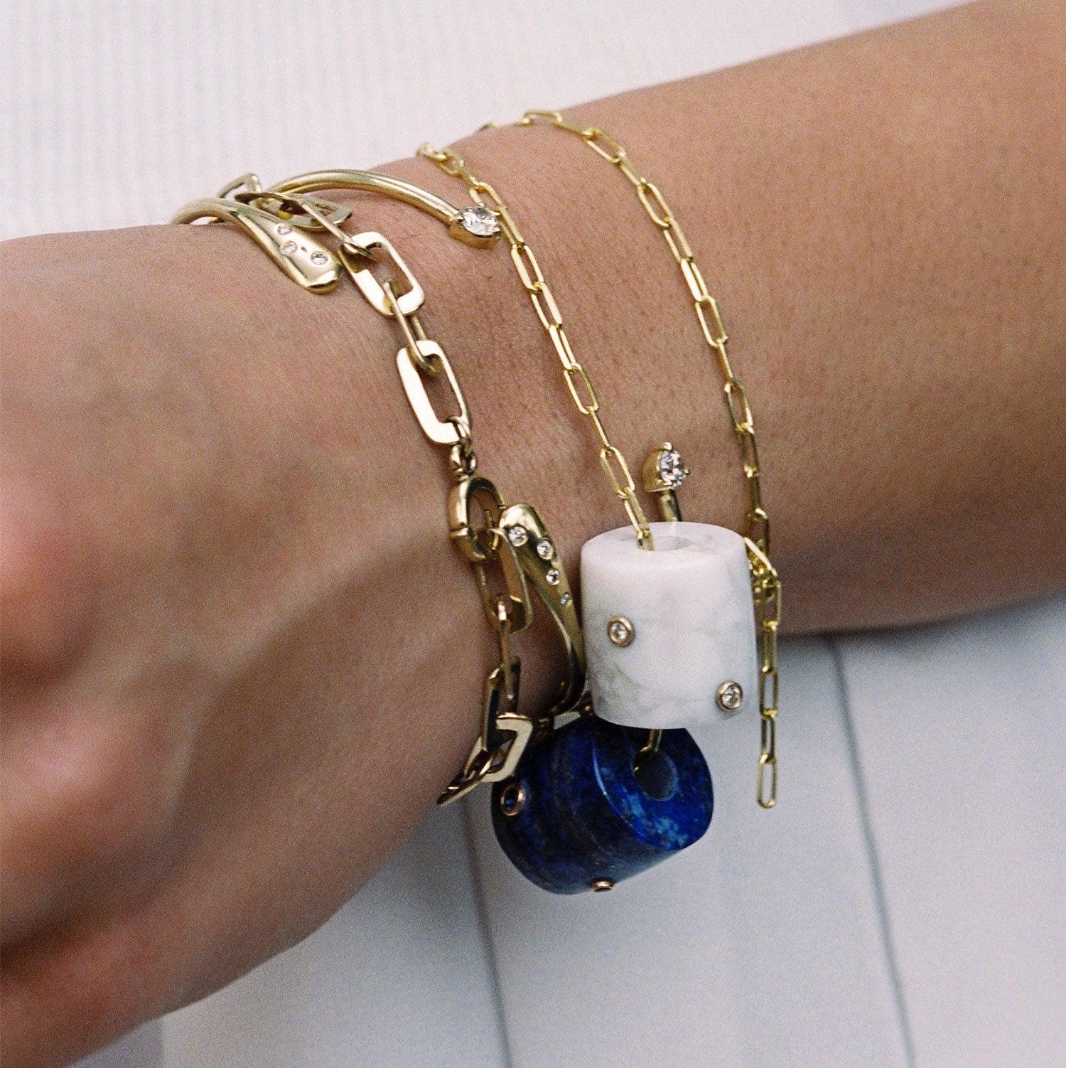 Bleecker & Prince Blue Snow Globe - At Present Jewelry