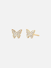 EF Collection Diamond Butterfly Stud Earring 1