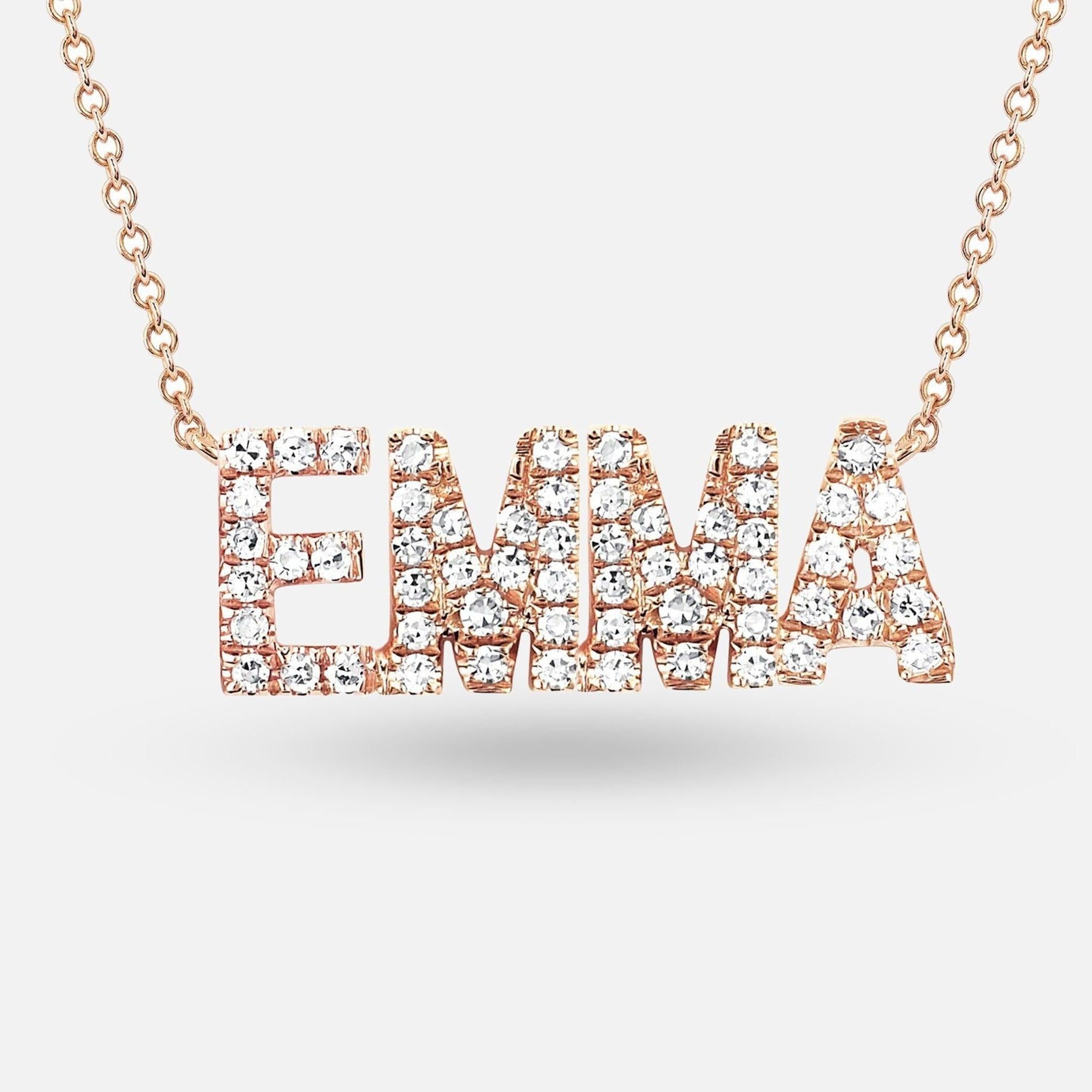 EF Collection Diamond Custom Name Necklace 4