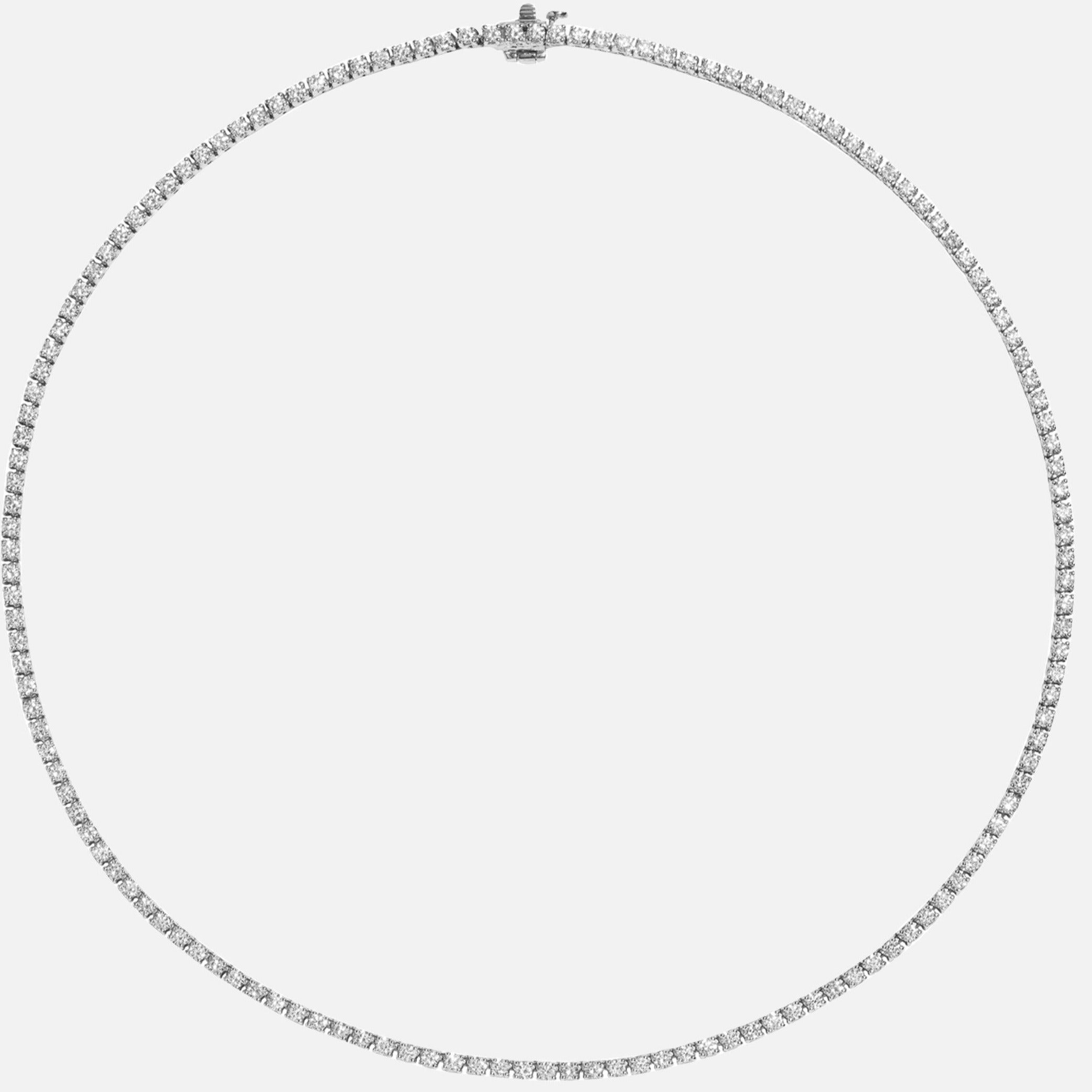 At Present 3.25ct Diamond Tennis Necklace 1