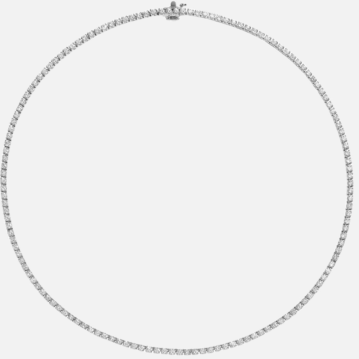At Present 3.25ct Diamond Tennis Necklace 1