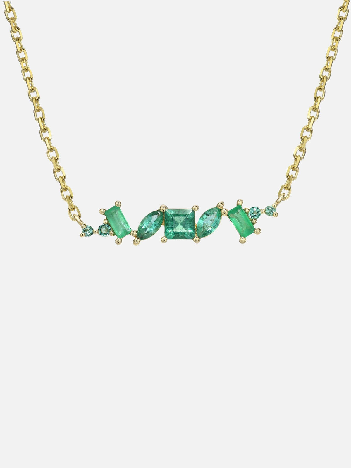 Emerald Chaos Necklace - Meredith Young - At Present