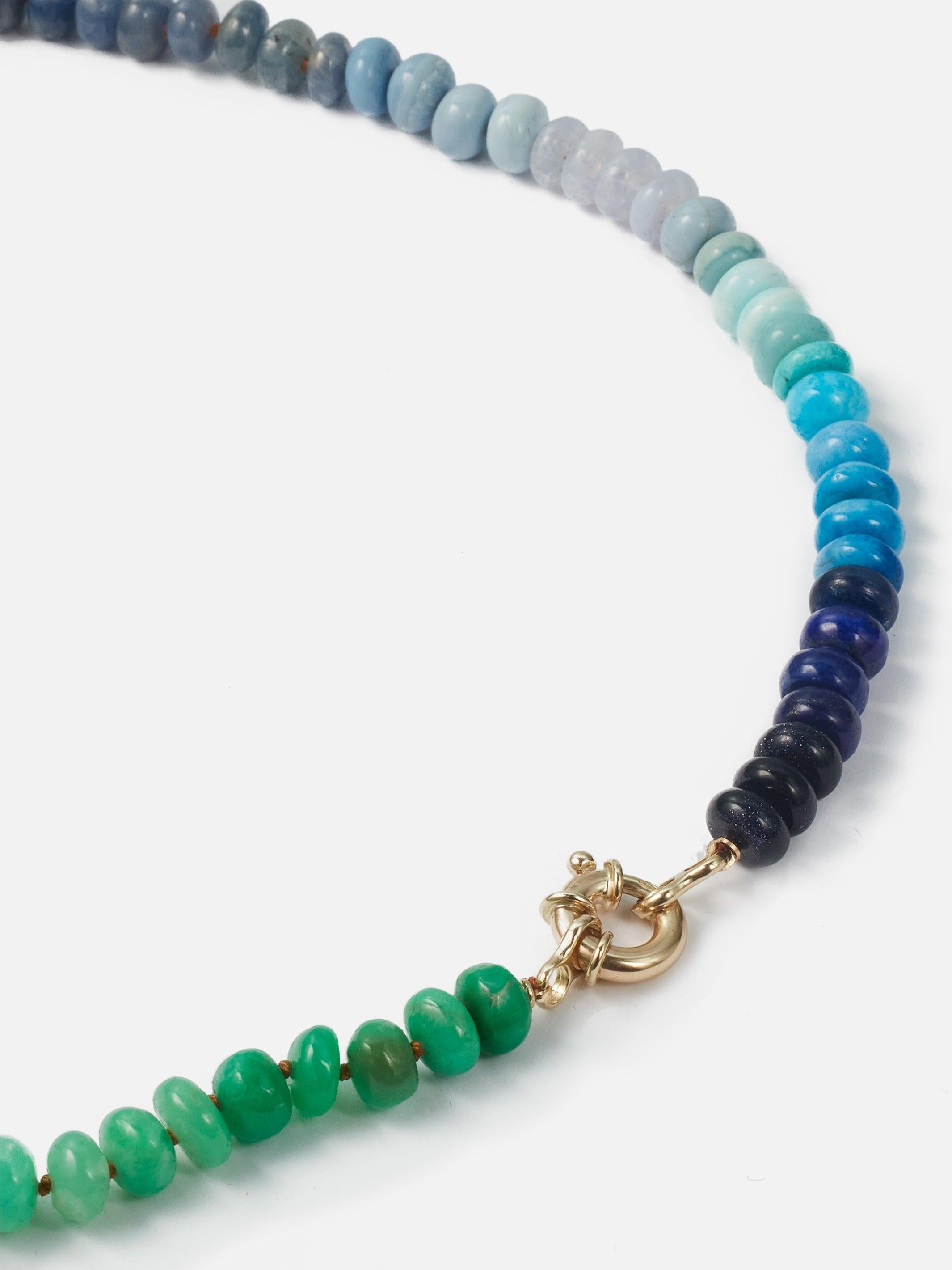 Encirkled Jewelry Exclusive Rainbow Gemstone Necklace 2