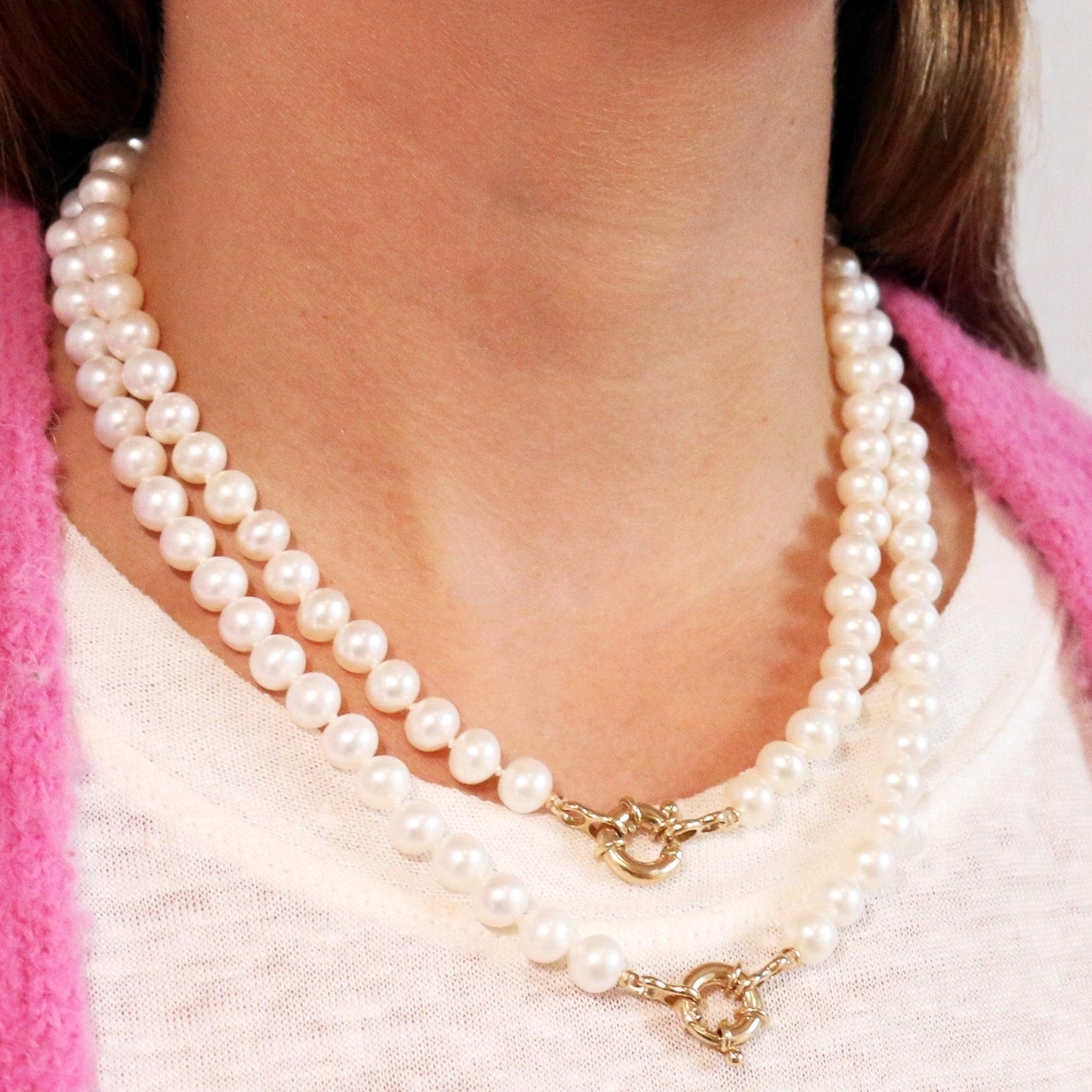 Encirkled Jewelry Freshwater Pearl Necklace 4
