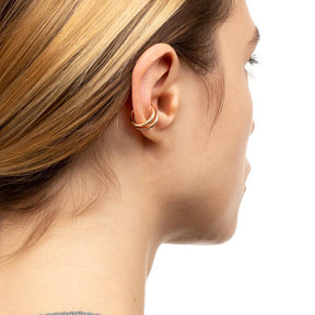 Hirotaka Gossamer Double Line Diamond Ear Cuff 8
