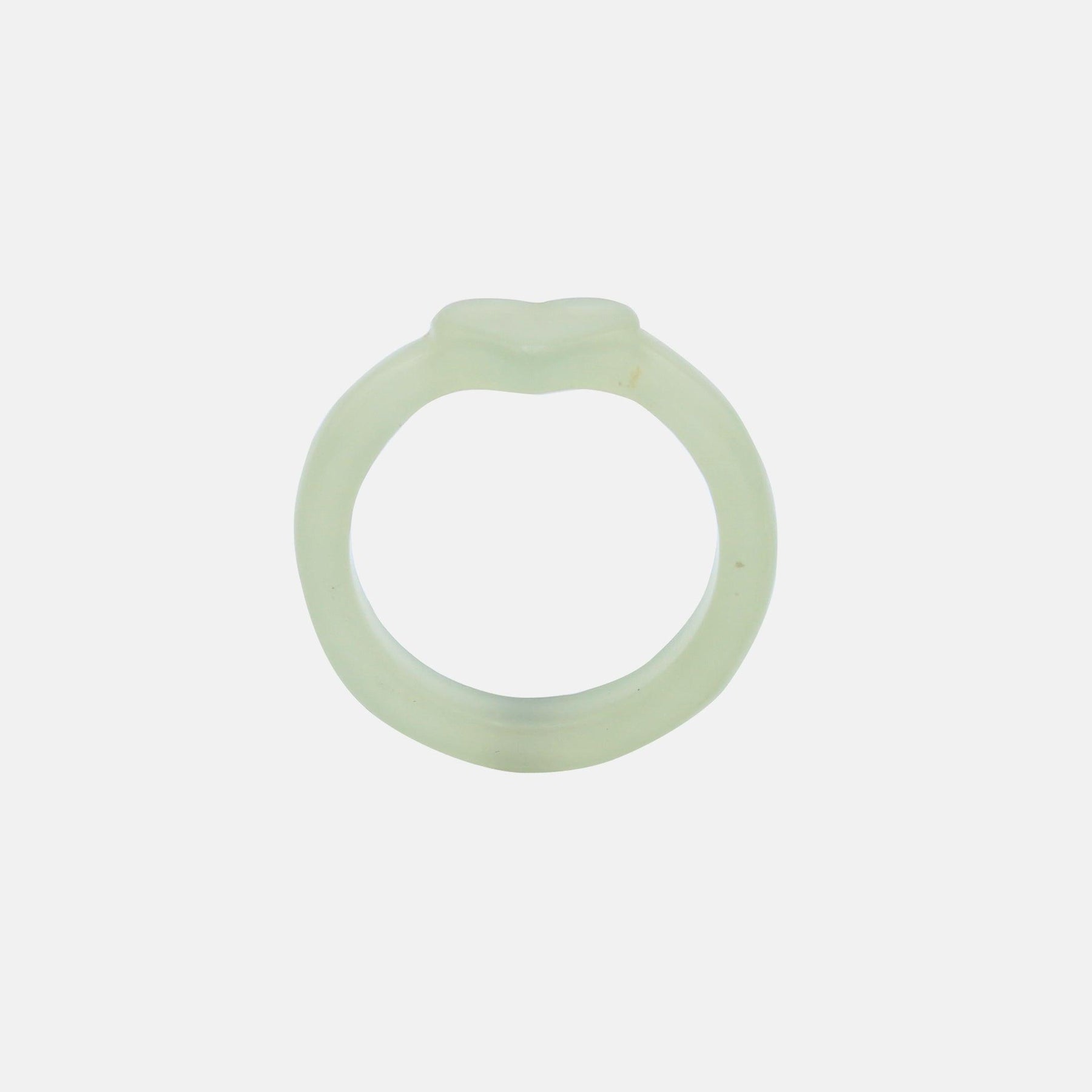 Heart — Jade ring - seree - At Present