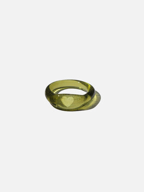 CLED Heart Signet Ring 7