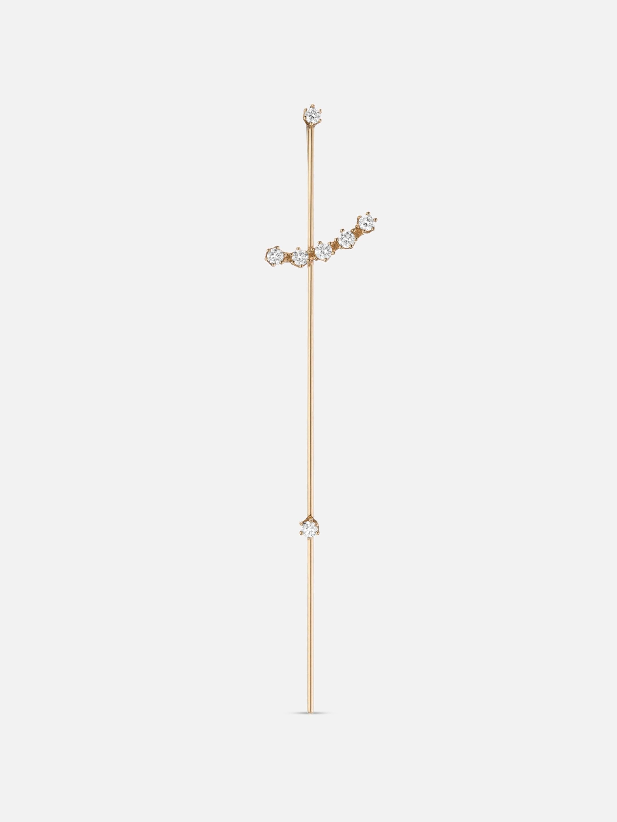 Labulgara Magic Wand Needle Earring 1