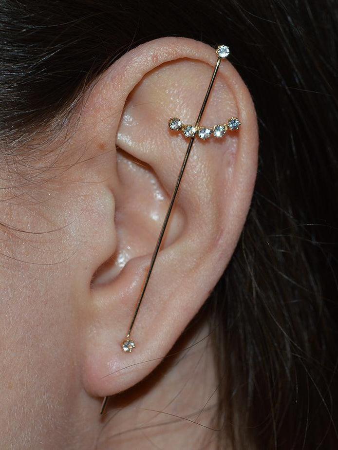 Labulgara Magic Wand Needle Earring 4