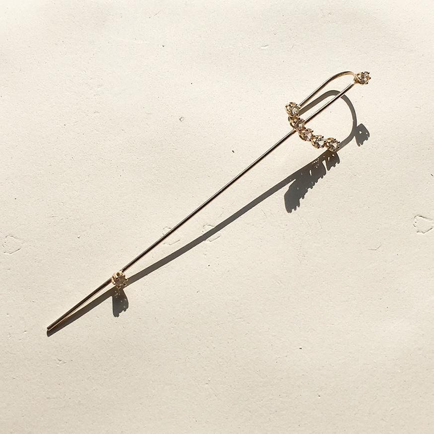 Labulgara Magic Wand Needle Earring 8